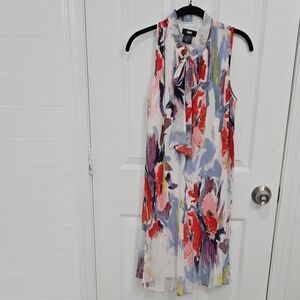 DKNY Floral Sleeveless Dress - Multicolor